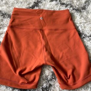 Lululemon wunder train biker shorts